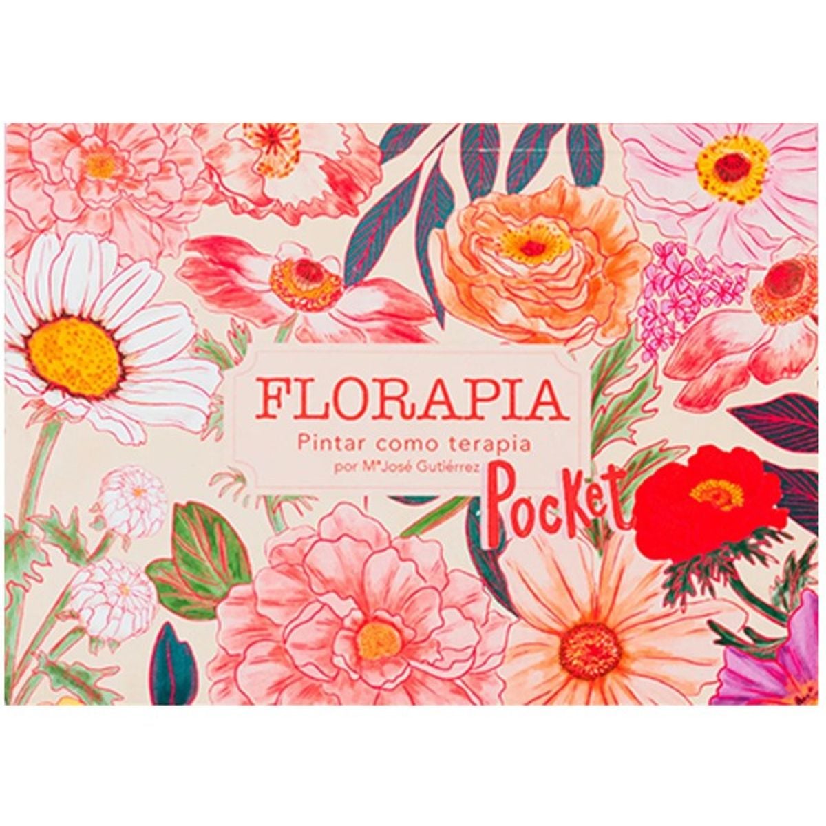 LIBRO PARA COLOREAR FLORAPIA POCKET DE MARIA JOSE GUTIERREZ - 1
