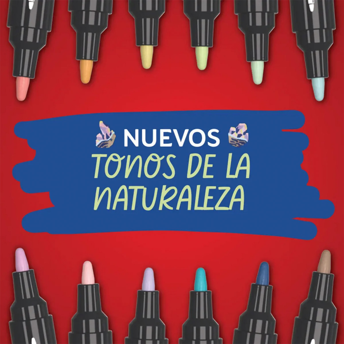 SET 12 MARCADORES SHARPIE ACRYLIC PUNTA REDONDA NATURALEZA - 7