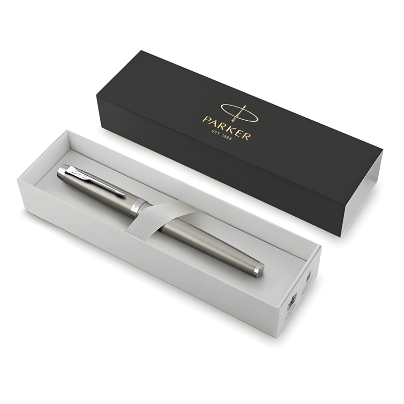 PLUMA PARKER IM ESSENTIAL ACERO INOXIDABLE TINTA AZUL - 3