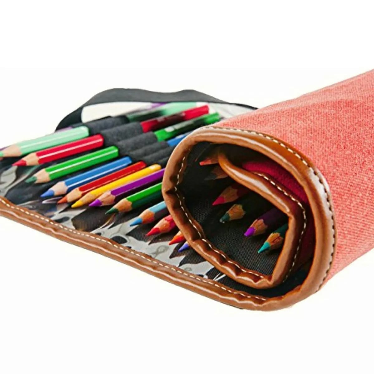 ESTUCHE ENROLLABLE SPEEDBALL PARA 36 LAPICES ROSA - 4