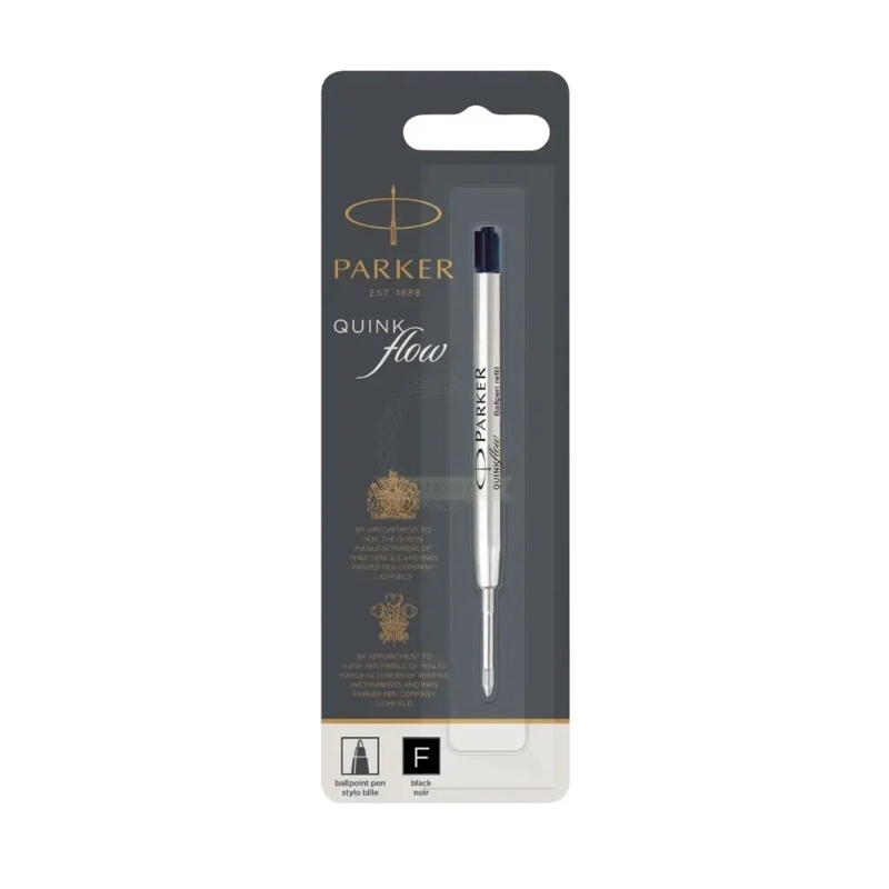 REPUESTO DE BOLIGRAFO QUINKFLOW PARKER FINA NEGRO - 1