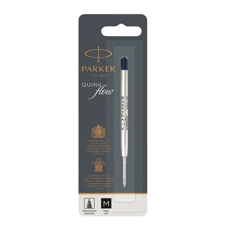REPUESTO DE BOLIGRAFO QUINKFLOW PARKER MEDIA NEGRO - 2