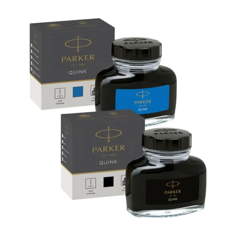 TINTA PLUMA PARKER FRASCO NEGRO 57ML - 2