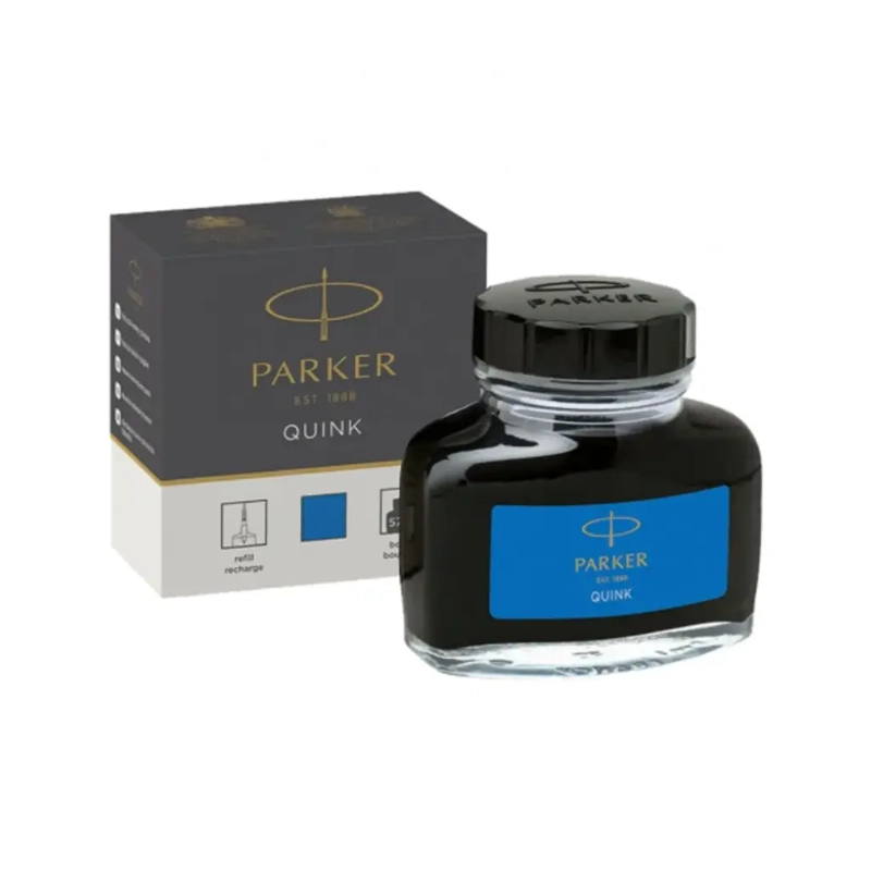 TINTA PLUMA PARKER FRASCO AZUL 57ML - 1