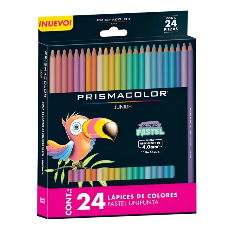 SET 24 LAPICES DE COLORES PRISMACOLOR JUNIOR PASTELES - 1