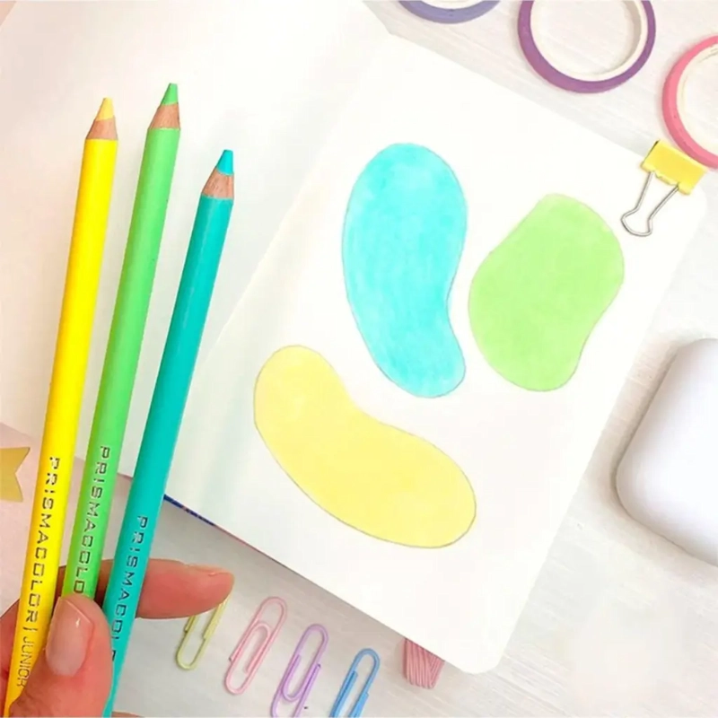 SET 24 LAPICES DE COLORES PRISMACOLOR JUNIOR PASTELES - 2