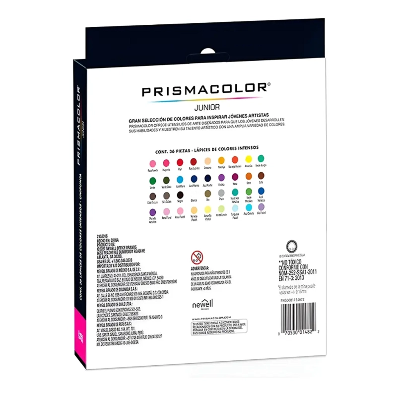 SET 36 LAPICES DE COLORES PRISMACOLOR JUNIOR - 3