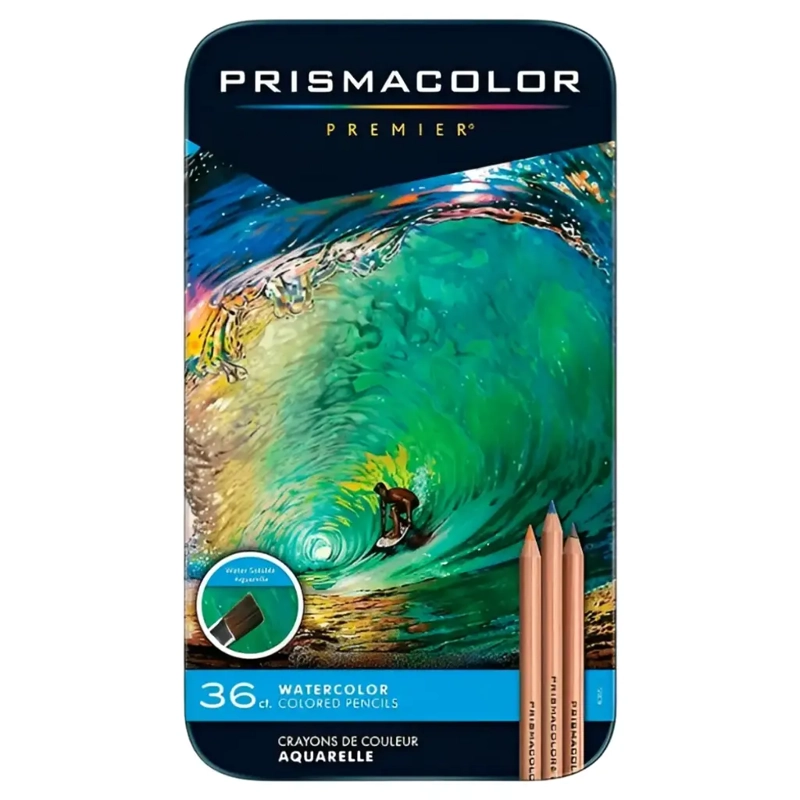 SET 36 LAPICES COLORES ACUARELABLES PRISMACOLOR PREMIER - 1
