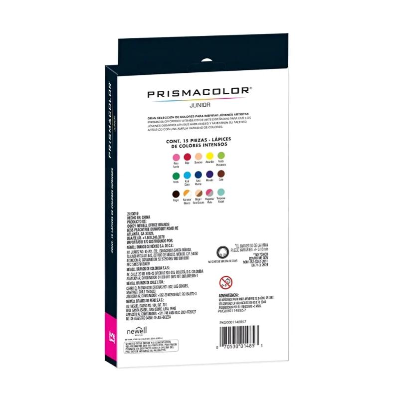 SET 15 LAPICES DE COLORES PRISMACOLOR JUNIOR - 3