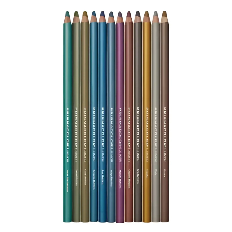 SET 12 LAPICES DE COLORES PRISMACOLOR JUNIOR METALICOS - 2