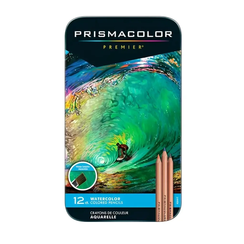 SET 12 LAPICES COLORES ACUARELABLES PRISMACOLOR PREMIER - 1