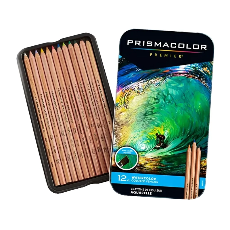 SET 12 LAPICES COLORES ACUARELABLES PRISMACOLOR PREMIER - 3