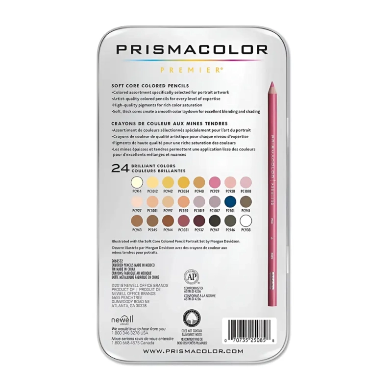 SET 24 COLORES PRISMACOLOR RETRATO - 4