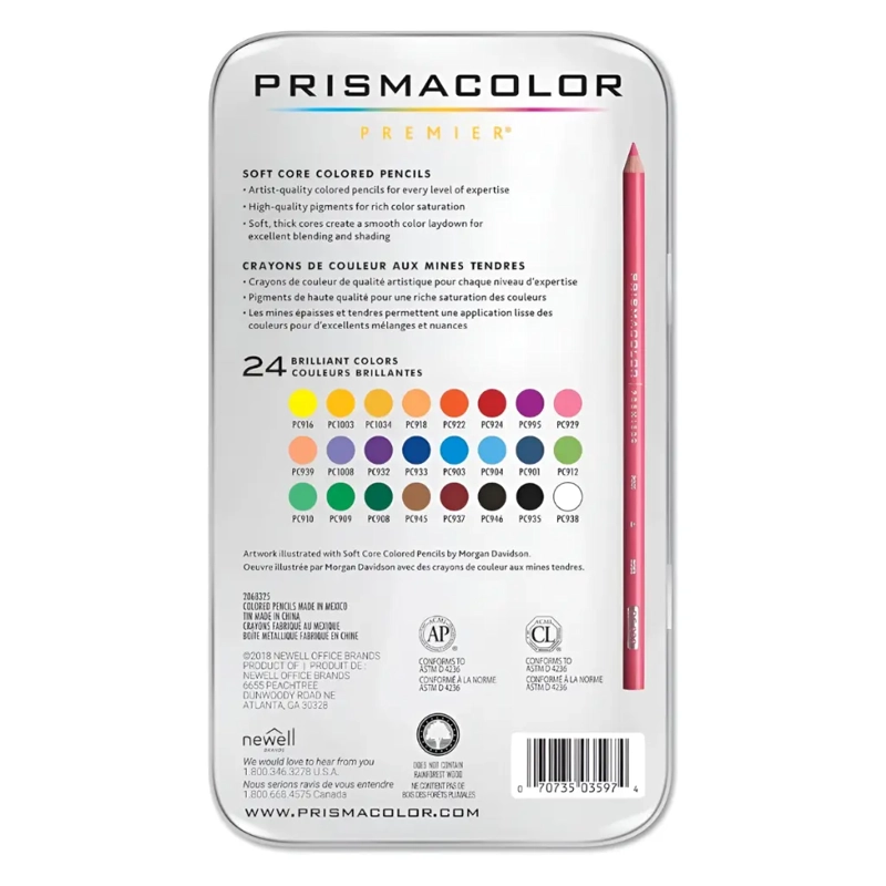 SET 24 LAPICES DE COLORES PRISMACOLOR PREMIER - 5