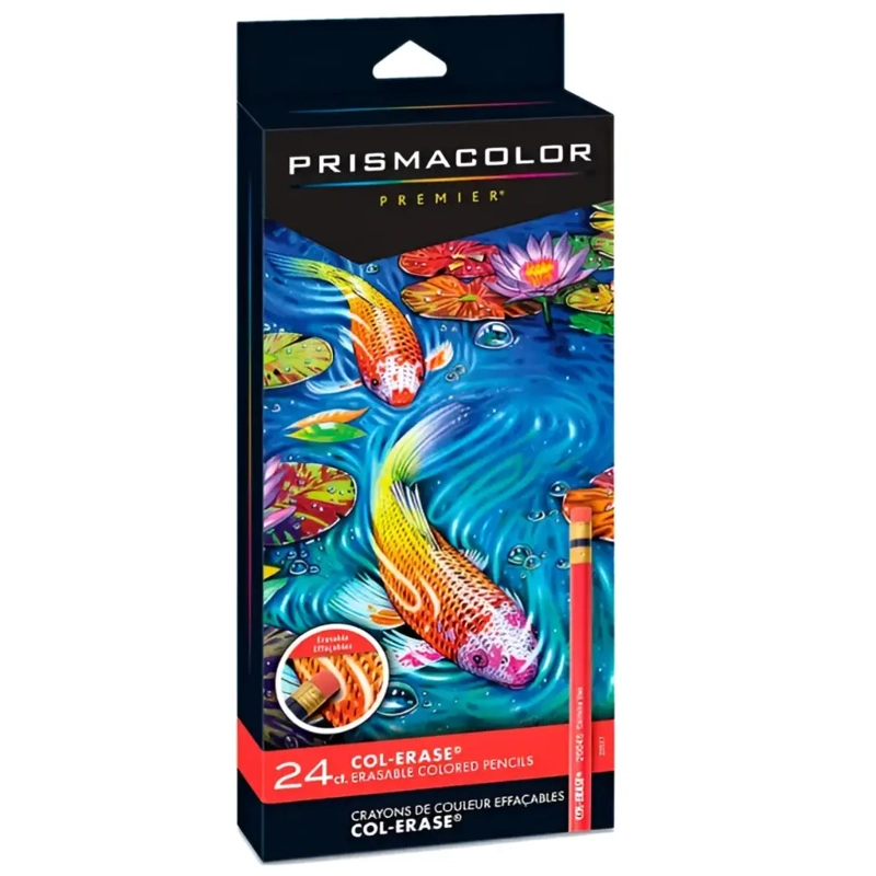 SET 24 LAPICES DE COLORES PRISMACOLOR BORRABLES COL-ERASE - 1