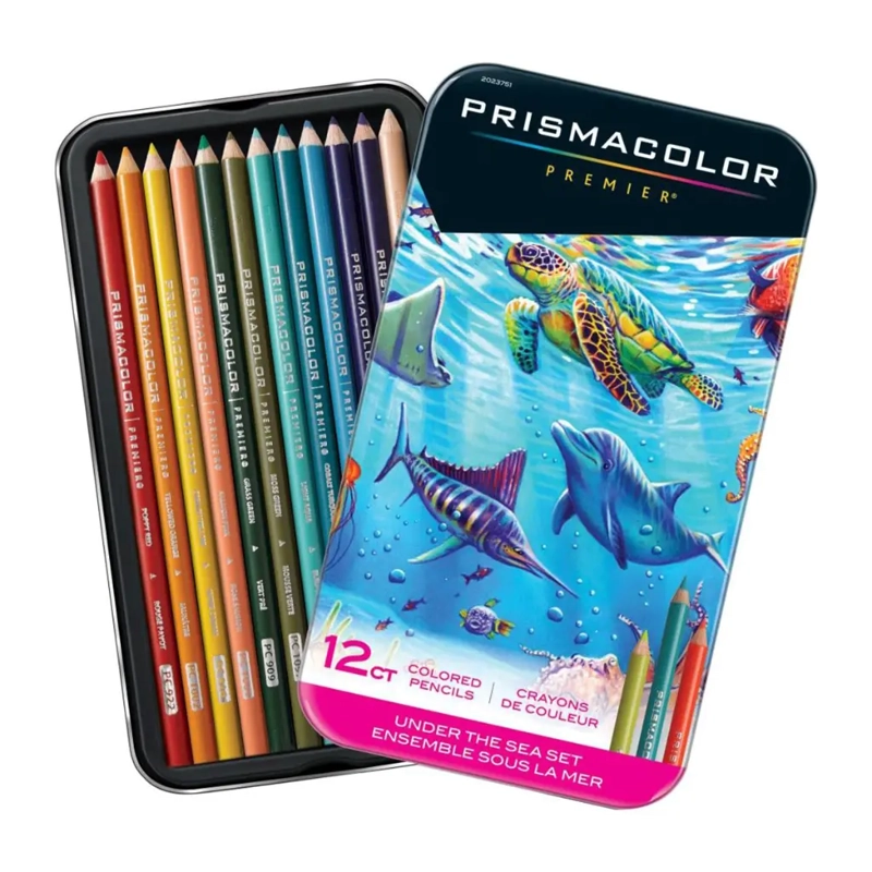 SET 12 COLORES PRISMACOLOR PREMIER MARINOS - 2