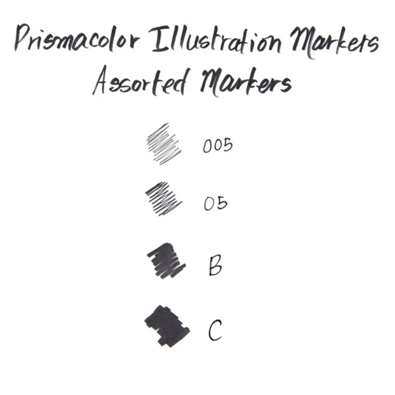 SET 5 TIRALINEAS NEGROS PRISMACOLOR PREMIER - 3
