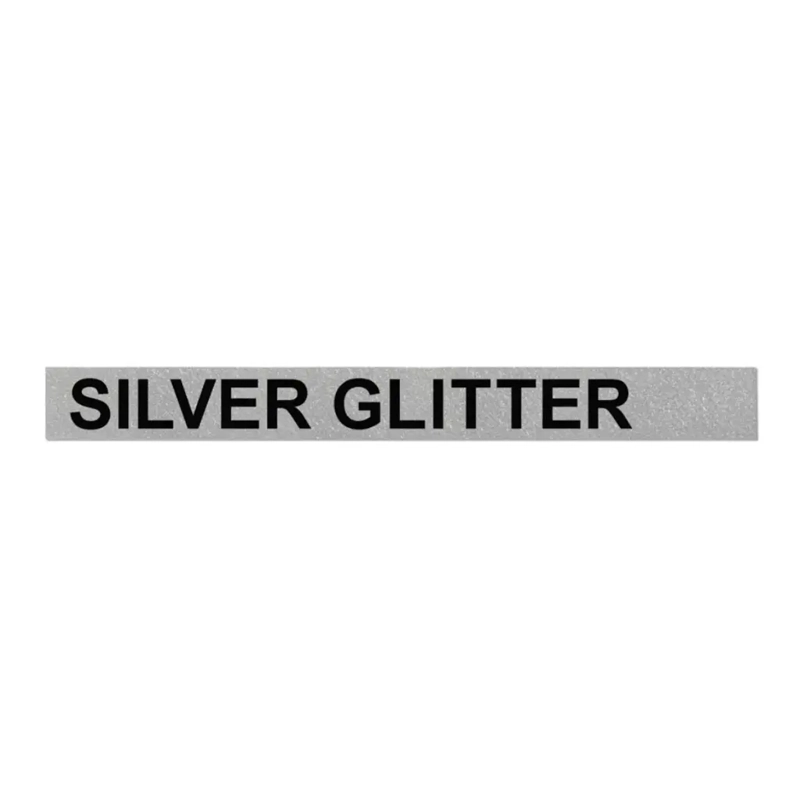 CINTA D1 DYMO GLITTER DE COLORES 12MM X 3MT NEGRO / PLATEADO - 3