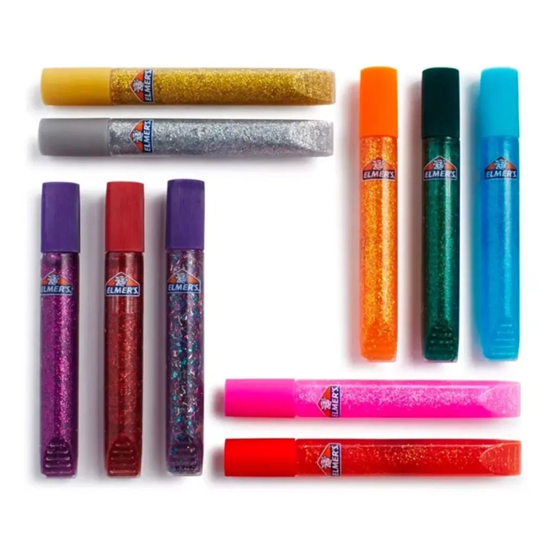 KIT PEGAMENTO GLITTER ELMERS EN TUBO X31 - 2