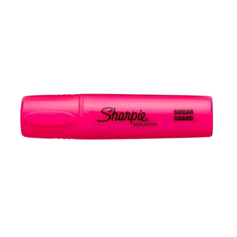 SET 12 DESTACADORES SHARPIE BLADE ROSADO FLUORESCENTE - 3