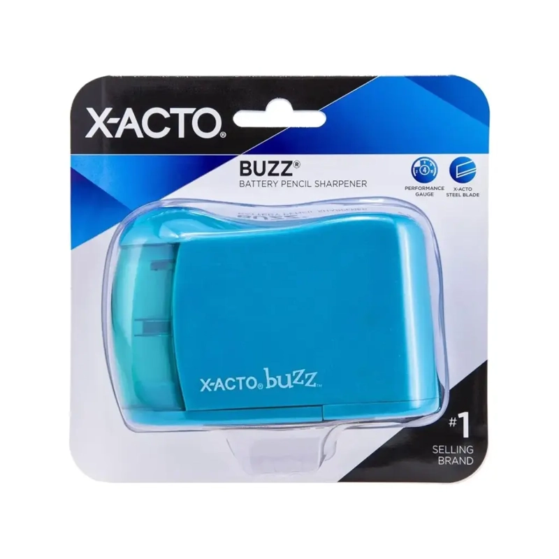 SACAPUNTAS X-ACTO BUZZ A PILAS DEPOSITO - 1