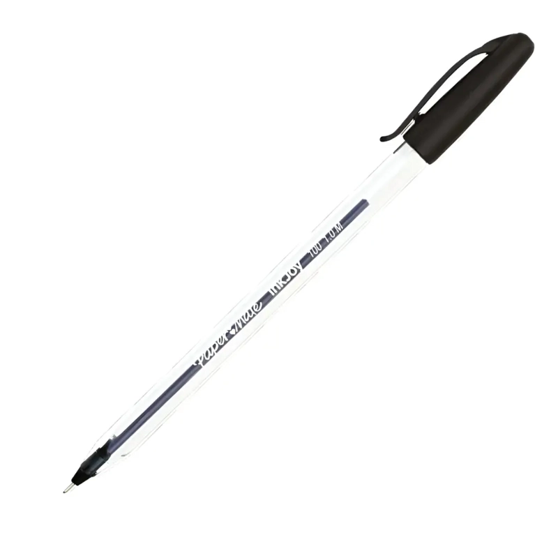 SET 60 BOLIGRAFOS KILOME TRICO PAPER MATE MEDIA 1.0MM NEGRO - 2