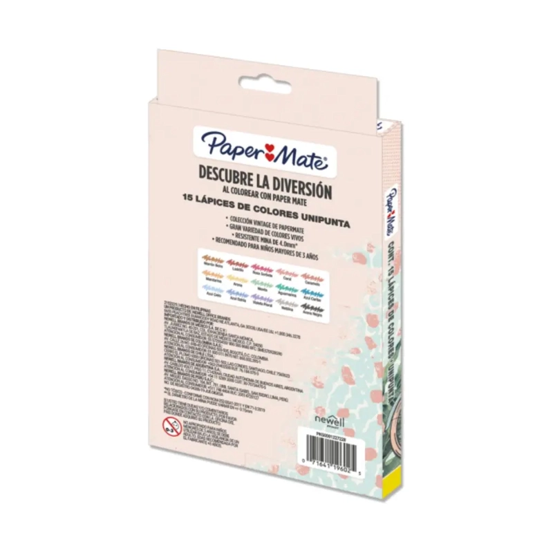 SET 15 COLORES PAPER MATE VINTAGE - 3