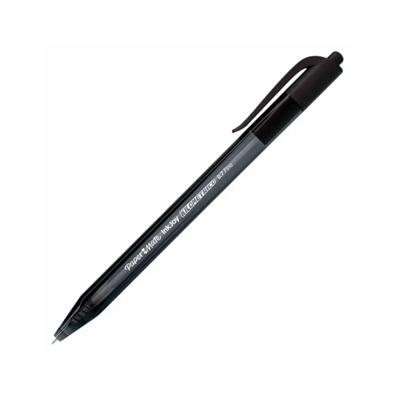 SET 12 BOLIGRAFOS INKJOY PAPER MATE RETRACTIL 0.7MM NEGRO - 3