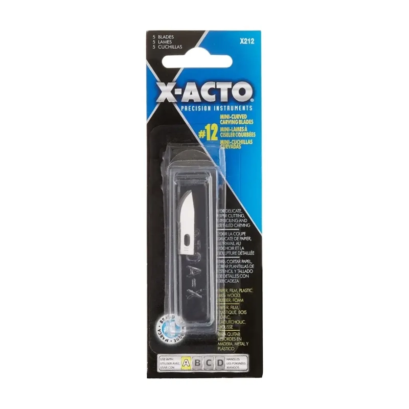 SET 5 CUCHILLAS PRECISION X-ACTO N°12 CURVAS - 1