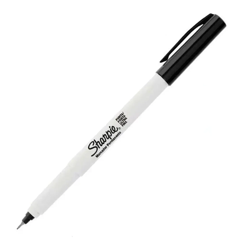 MARCADOR SHARPIE NEGRO PUNTA ULTRA FINA - 1