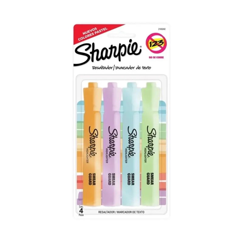 SET 4 DESTACADORES SHARPIE TANK - 1