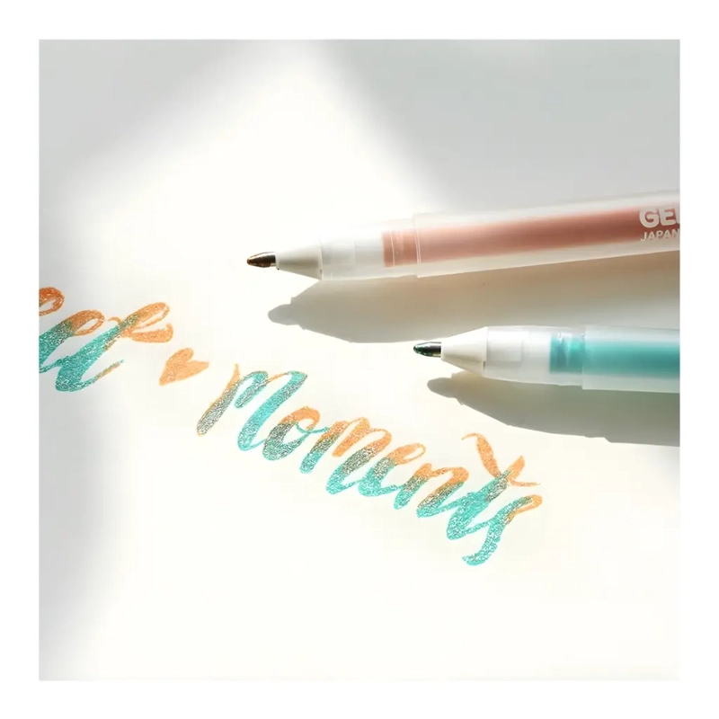 SET 6 LAPICES GEL GELLY ROLL SAKURA STARDUST 1.0MM - 5