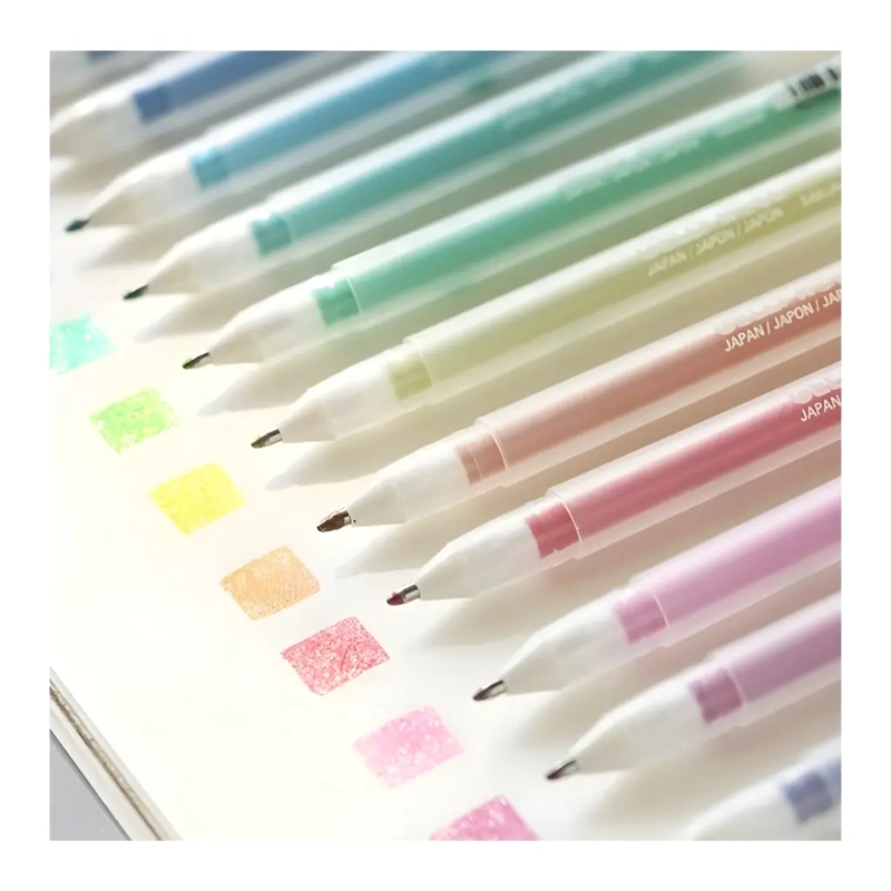 SET 6 LAPICES GEL GELLY ROLL SAKURA STARDUST 1.0MM - 6
