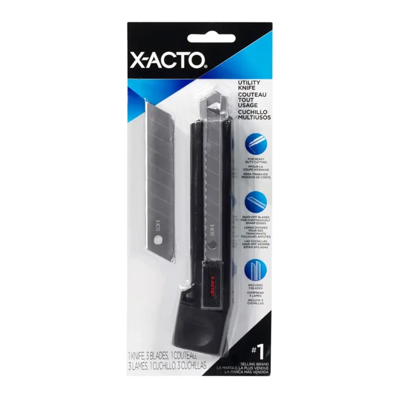CUCHILLO X-ACTO MULTIUSO + REPUESTOS - 1