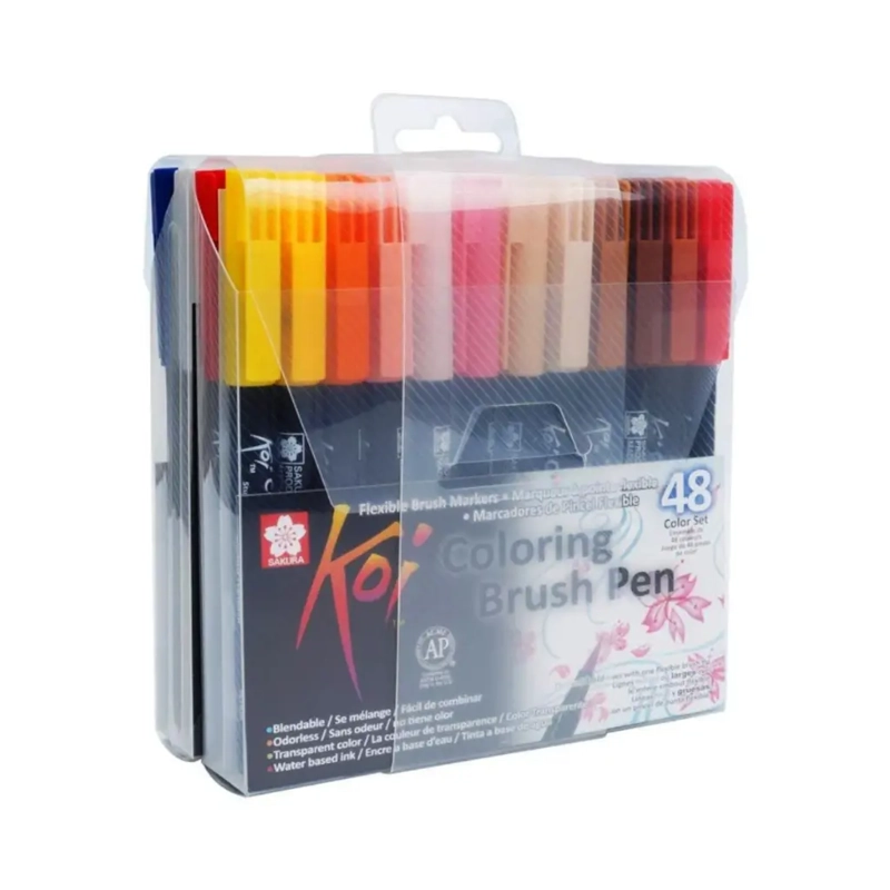 SET 48 MARCADORES SAKURA KOI BRUSH PEN - 3