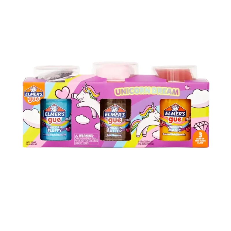 KIT SLIME ELMERS GUE UNICORN DREAMS X3 - 1
