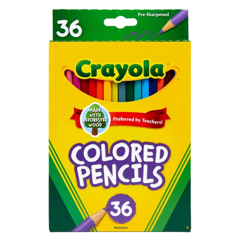SET 36 LAPICES DE COLORES CRAYOLA - 1