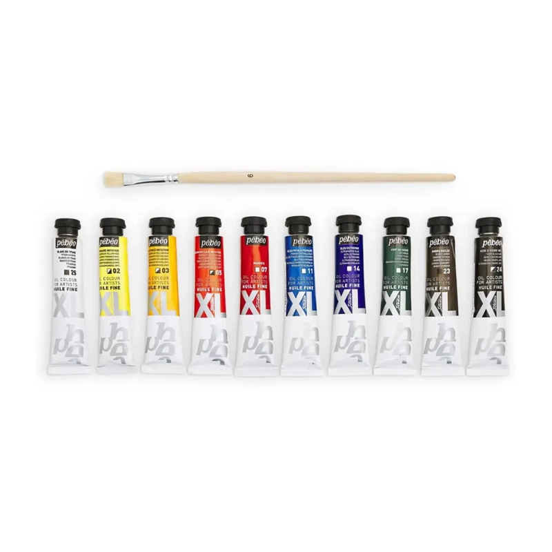 SET 10 OLEOS PEBEO XL STUDIO + PINCEL 20ML (COD. A) - 5