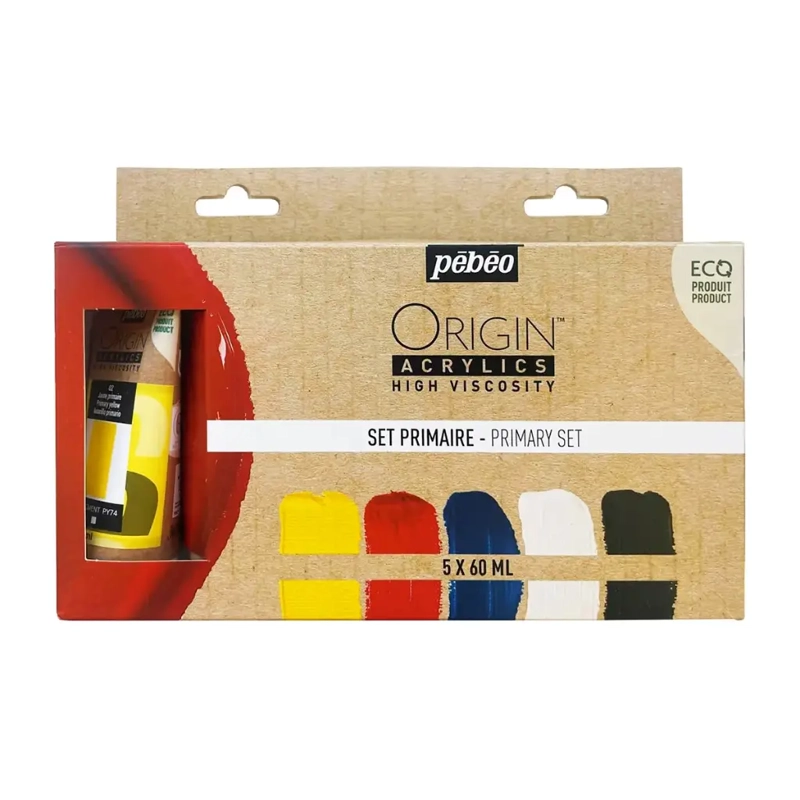 SET 5 ACRILICOS PEBEO ORIGIN 60ML - 1