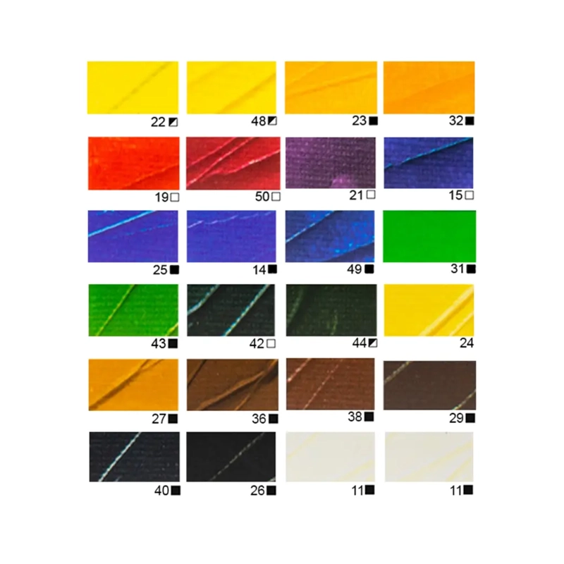 ACRILICO PEBEO STUDIO PACK 24 COLORES 12 ML - 6