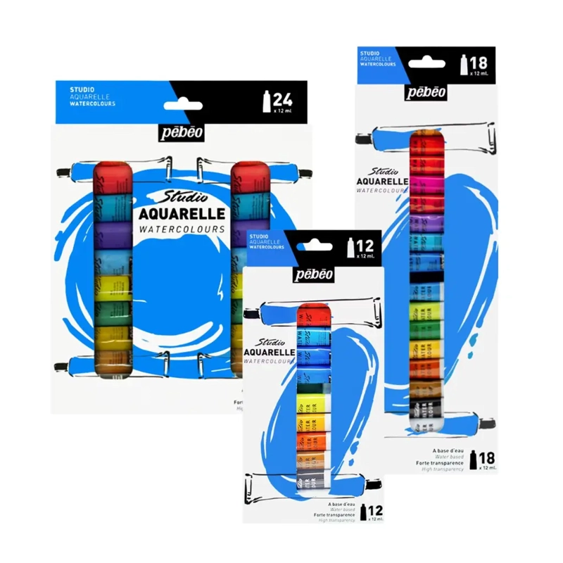 SET 24 ACUARELAS PEBEO STUDIO 12ML - 4
