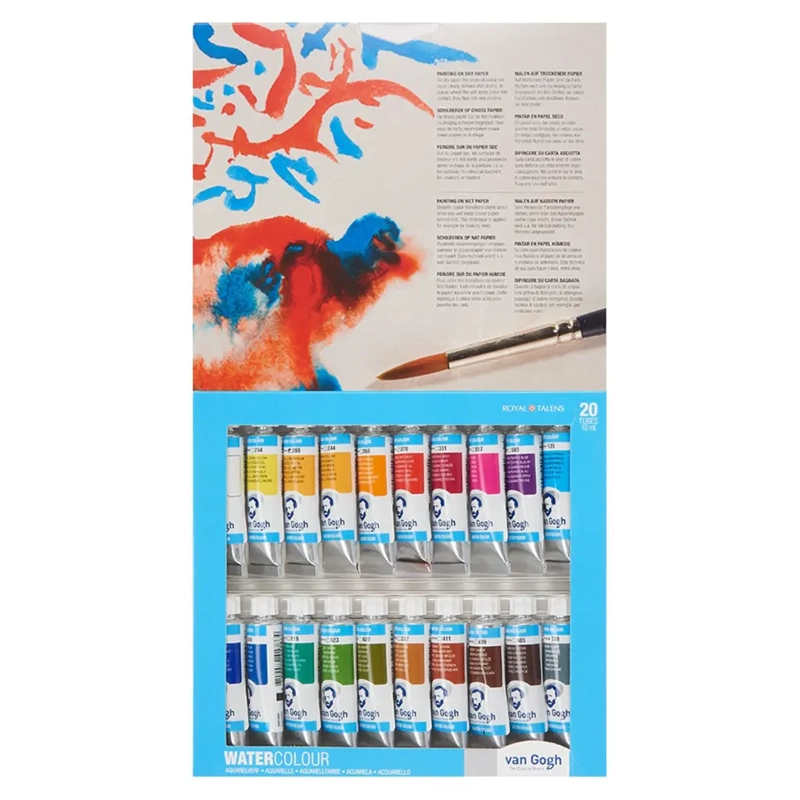 SET 20 ACUARELAS EN TUBO VAN GOGH 10ML - 1