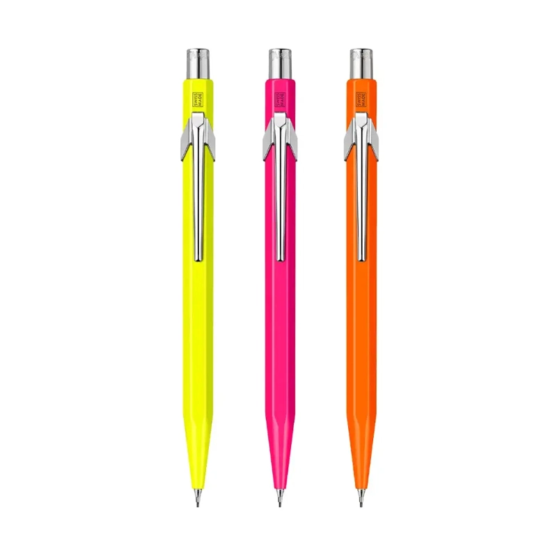 PORTAMINA CARAN D ACHE 844 0.7MM FLUORESCENTE NARANJO - 2