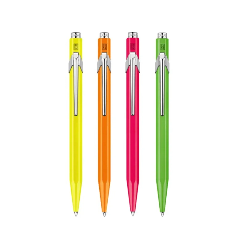 BOLIGRAFO CARAN D ACHE 849 POPLINE FLUORESCENTE VERDE - 2