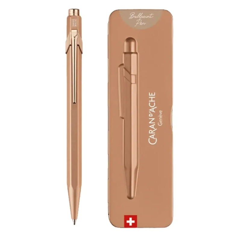 BOLIGRAFO CARAN D ACHE 849 PREMIUM BRUT ROSE - 1