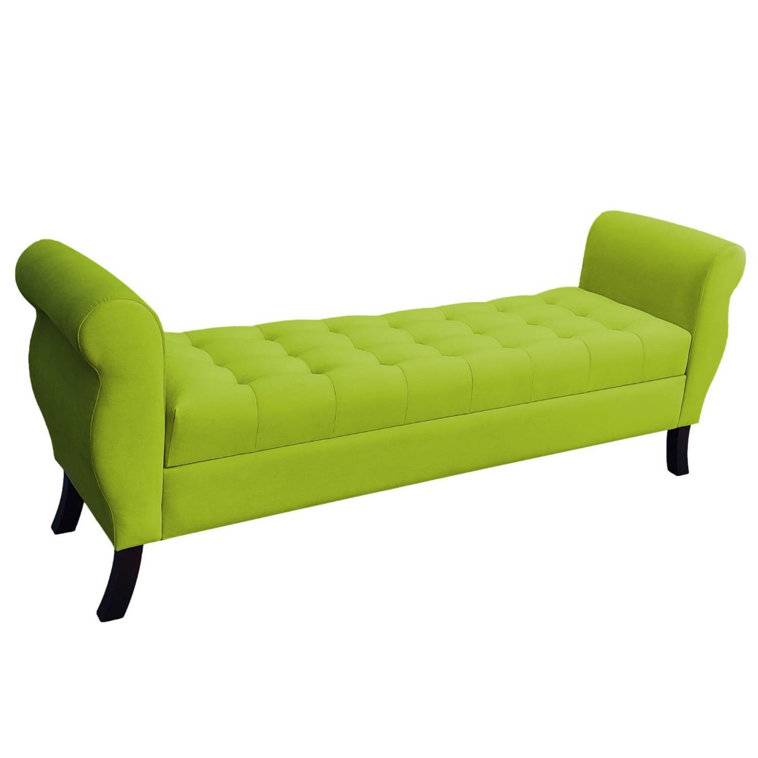BANQUETA BAUL DIVA COLOR PISTACHO TAMAÑO SUPER KING 1,80X45X70CM - 1