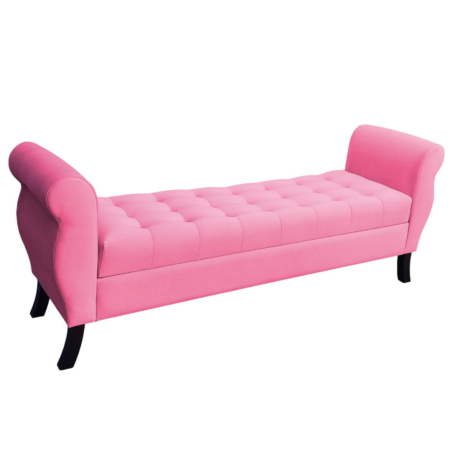 BANQUETA BAUL DIVA COLOR ROSADO TAMAÑO SUPER KING 1,80X45X70CM - 1