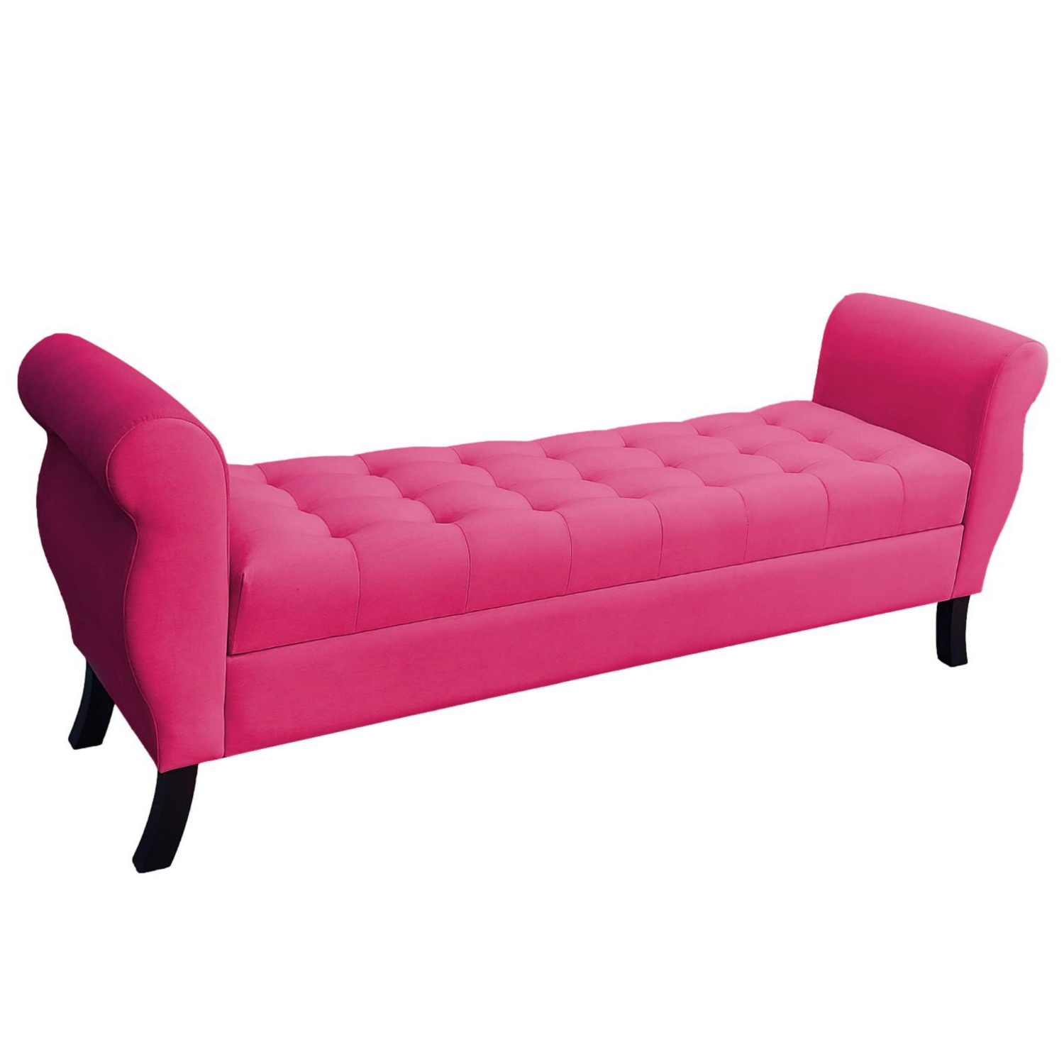 BANQUETA BAUL DIVA COLOR FUCSIA TAMAÑO SUPER KING 1,80X45X70CM - 1