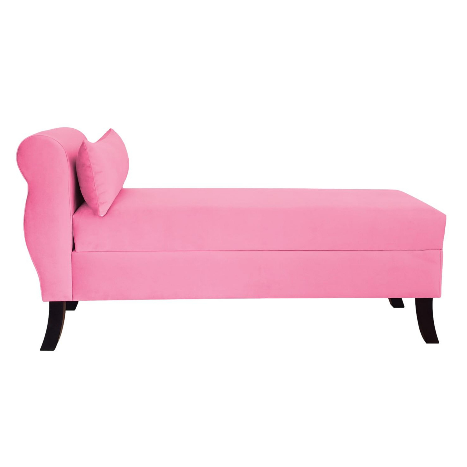BANQUETA TAPICERIA MODERNA NEW DIVA 2 CUERPOS FELPA BAÚL - 1