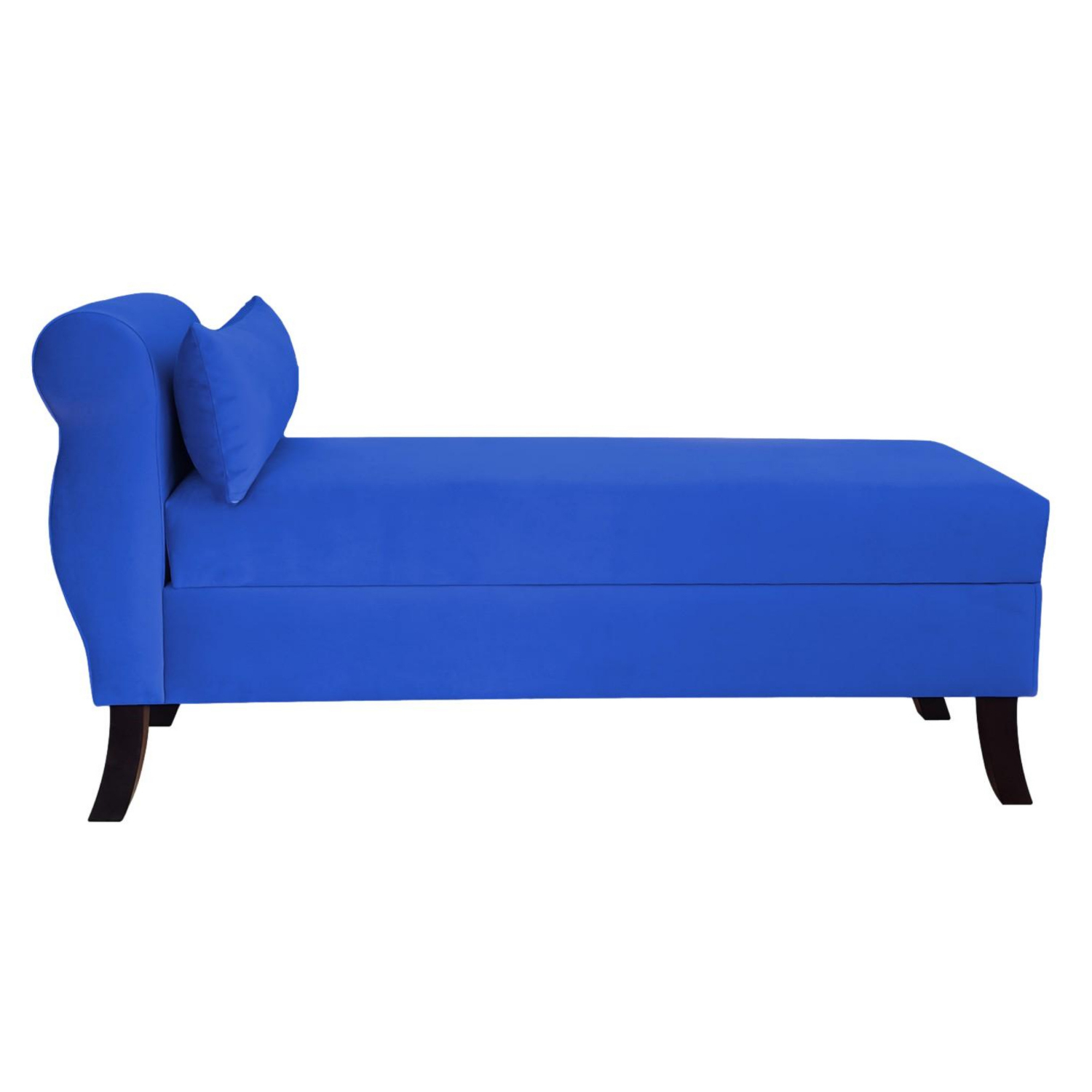 BANQUETA TAPICERIA MODERNA NEW DIVA 2 CUERPOS FELPA BAUL